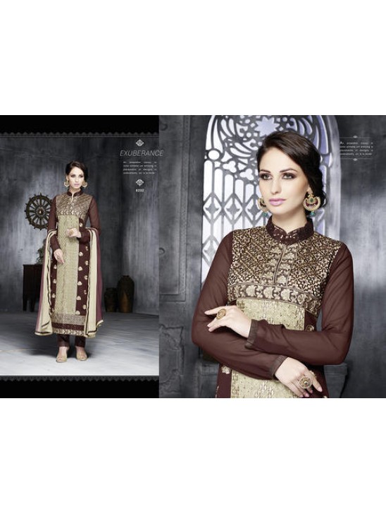 6202 Brown LEO Designer Party Wear Suit 6202 Brown LEO Designer Party Wear Suit