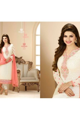 Cream Indian Party Wear Suit Designer Salwar Kameez