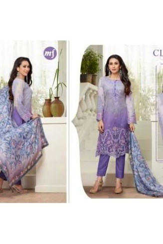 M63004 Purple Maria B Style Salwar Kameez