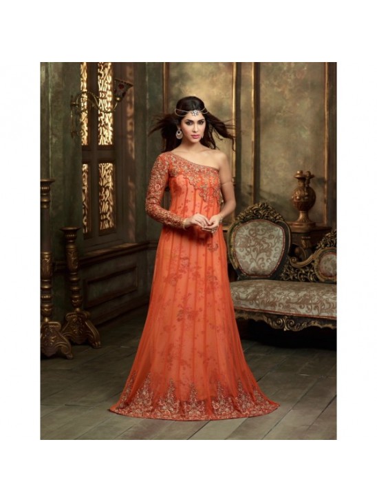 ML2409 Orange Lavish By Maisha Party Dress ML2409 Orange Lavish By Maisha Party Dress