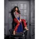 ZMS12010 Blue With Red MAISHA MASKEEN Dress ZMS12010 Blue With Red MAISHA MASKEEN Dress
