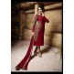 Red Indian Designer Party Wear Dress Red Indian Designer Party Wear Dress