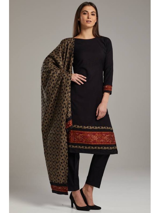 Black Winter Wear Readymade Salwar kameez Black Winter Wear Readymade Salwar kameez