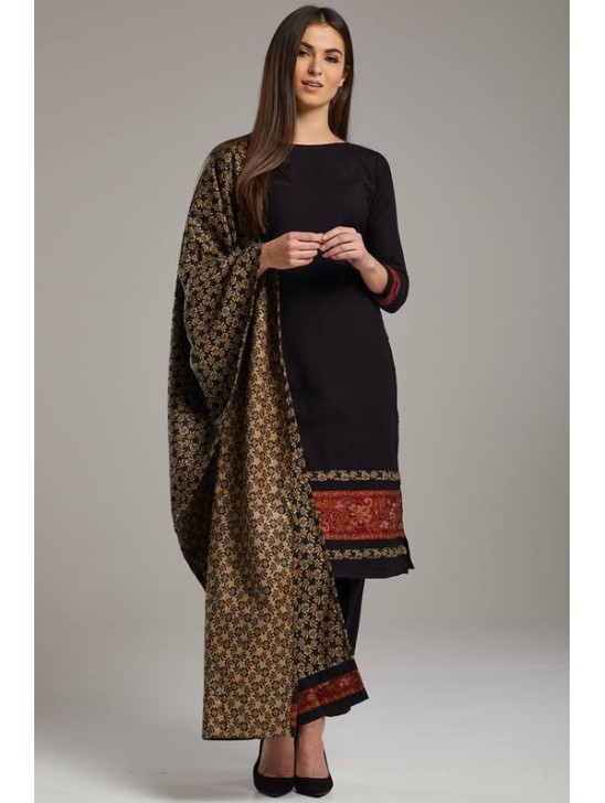 Black Winter Wear Readymade Salwar kameez Black Winter Wear Readymade Salwar kameez