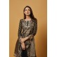 Black Gold Indian Wedding Salwar Suit Black Gold Indian Wedding Salwar Suit