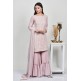 Light Pink Indian Wedding Gharara Suit Light Pink Indian Wedding Gharara Suit