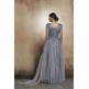 DAZZLING GREY LONG SHEER STYLE READY MADE INDIAN DRESS DAZZLING GREY LONG SHEER STYLE READY MADE INDIAN DRESS