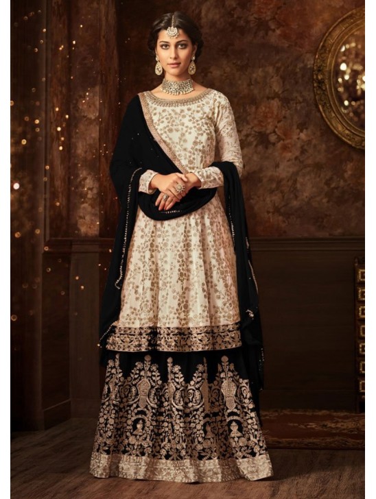 BLACK LENGHA PARTY READYMADE SUIT (2 Weeks Delivery) BLACK LENGHA PARTY READYMADE SUIT (2 Weeks Delivery)