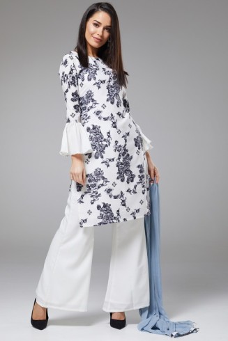 LATEST BELL BOTTOM TROUSER AND SHIRT DRESS
