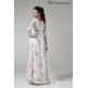 WHITE FLORAL LONG LENGTH READY MADE ANARKALI SUIT WHITE FLORAL LONG LENGTH READY MADE ANARKALI SUIT