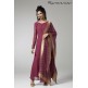 PLUM CIRCULAR FLARED READY MADE DRESS PLUM CIRCULAR FLARED READY MADE DRESS