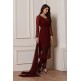 BERRY RED GEORGETTE DESIGNER READY MADE SALWAR SUIT BERRY RED GEORGETTE DESIGNER READY MADE SALWAR SUIT