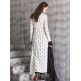 OFF WHITE BLOCK PRINT SLIT STYLE KURT AND CHURIDAAR READY MADE SUIT OFF WHITE BLOCK PRINT SLIT STYLE KURT AND CHURIDAAR READY MADE SUIT