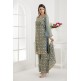 GREY EMBROIDERED SHARARA STYLE DRESS GREY EMBROIDERED SHARARA STYLE DRESS
