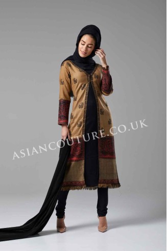 BLACK & TAWNY BIRCH READYMADE JACKET PASHMINA DRESS SUIT  PLUS SIZE