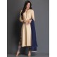 Beige Dress Tribal Printed Designer Wear Readymade Suit Beige Dress Tribal Printed Designer Wear Readymade Suit
