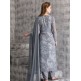Grey Belted Jacket Dress Printed Readymade Indian Suit Grey Belted Jacket Dress Printed Readymade Indian Suit