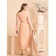 Gold Jacket Dress Luxury Pakistani Designer Party Suit