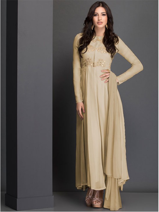 Modest Maxi Elegant Dress Beige Ladies Suit Readymade Modest Maxi Elegant Dress Beige Ladies Suit Readymade