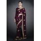 Indian Evening Party Wine Saree Designer Ethnic Wear Indian Evening Party Wine Saree Designer Ethnic Wear