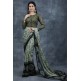 Olive Green Geometric Pattern Printed Saree Indian Casual Saree Olive Green Geometric Pattern Printed Saree Indian Casual Saree