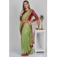 Pista & Maroon Bollywood Indian Designer Saree Pista & Maroon Bollywood Indian Designer Saree