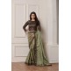 ZACS-611 OLIVE GREEN MEHDNI WEAR READY MADE SAREE ZACS-611 OLIVE GREEN MEHDNI WEAR READY MADE SAREE
