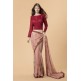 zACS-711 PEACH AND RED GEORGETTE OCCASION WEAR INDIAN SAREE zACS-711 PEACH AND RED GEORGETTE OCCASION WEAR INDIAN SAREE