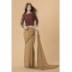 ZACS-709 BEIGE STYLISH SILK BLOUSE INDIAN EVENING WEAR SAREE ZACS-709 BEIGE STYLISH SILK BLOUSE INDIAN EVENING WEAR SAREE