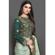 ZAC20-05 PISTA GREEN INDIAN WEDDING SAREE ZAC20-05 PISTA GREEN INDIAN WEDDING SAREE