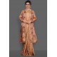 ORANGE PEEL INDIAN JACKET STYLE ETHNIC WEAR SAREE ORANGE PEEL INDIAN JACKET STYLE ETHNIC WEAR SAREE