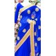 ROYAL BLUE PAKISTANI ETHNIC STYLE WEDDING SAREE ROYAL BLUE PAKISTANI ETHNIC STYLE WEDDING SAREE
