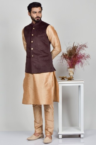 Brown Formal Waistcoat For Men