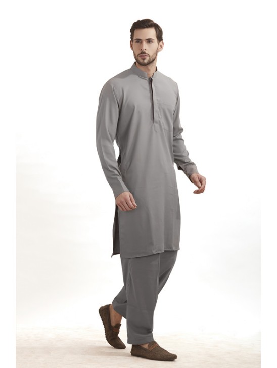 GREY READY MADE MENS PAKISTANI CASUAL SUIT GREY READY MADE MENS PAKISTANI CASUAL SUIT