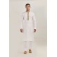 WHITE PRINTED PAKISTANI VINTAGE STYLE KURTA PYJAMA WHITE PRINTED PAKISTANI VINTAGE STYLE KURTA PYJAMA