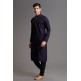 NAVY BLUE SELF PRINTED READYMADE KURTA PAJAMA SUIT NAVY BLUE SELF PRINTED READYMADE KURTA PAJAMA SUIT