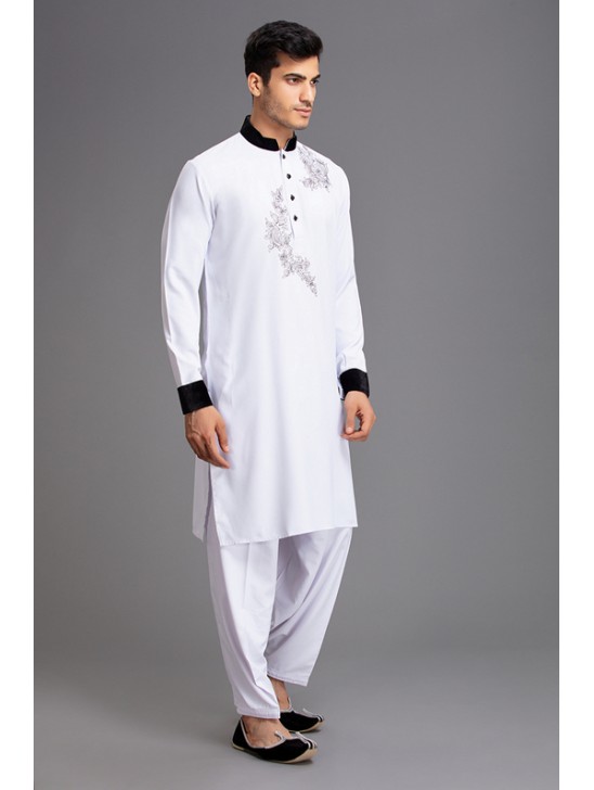 CLASSIC WHITE PAKSITANI MENSWEAR SALWAR KAMEEZ SUIT CLASSIC WHITE PAKSITANI MENSWEAR SALWAR KAMEEZ SUIT
