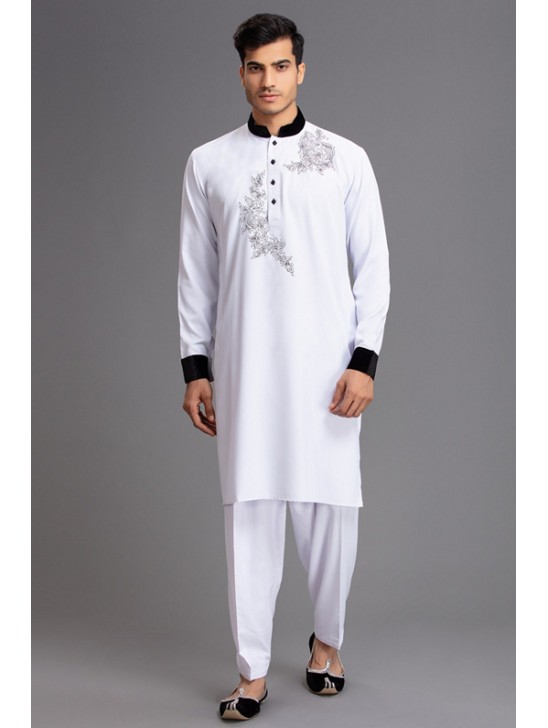 CLASSIC WHITE PAKSITANI MENSWEAR SALWAR KAMEEZ SUIT CLASSIC WHITE PAKSITANI MENSWEAR SALWAR KAMEEZ SUIT