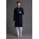 BLUE AND WHITE MENSWEAR SOPHISTICATED KURTA SHALWAR BLUE AND WHITE MENSWEAR SOPHISTICATED KURTA SHALWAR
