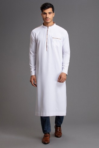 WHITE MENS EID-AL-FITR JUBBA