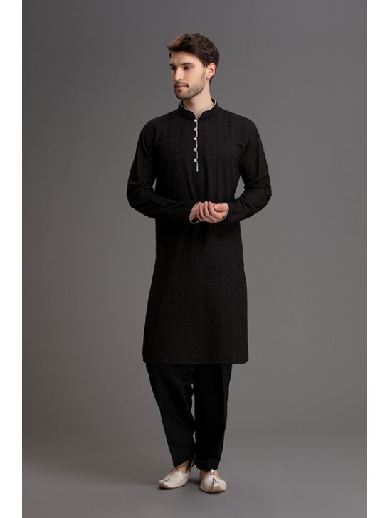 JET BLACK PAKISTANI MEN S KURTA SHALWAR JET BLACK PAKISTANI MEN S KURTA SHALWAR