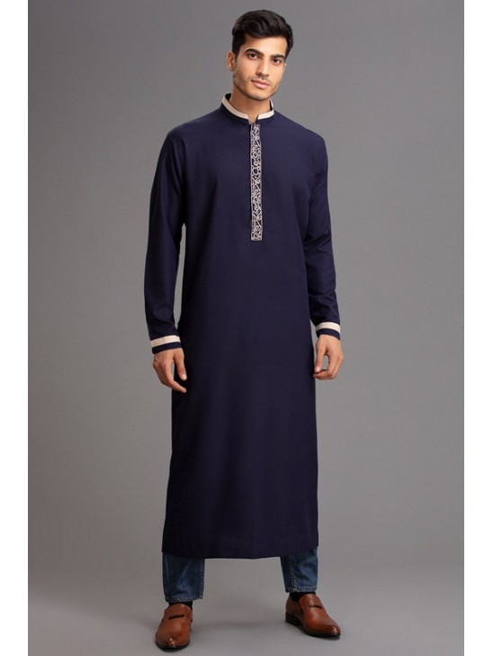 NAVY BLUE READYMADE MEN S JUBBA NAVY BLUE READYMADE MEN S JUBBA