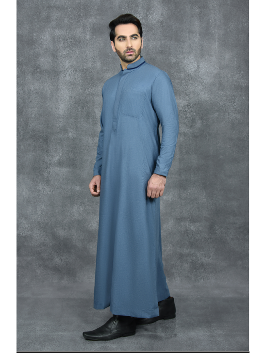 BLUE MENS EID-AL-FITR JUBBA