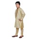 GOLD BEIGE EMBROIDERED KURTA AND PYJAMA BOYS WEAR READY MADE SUIT GOLD BEIGE EMBROIDERED KURTA AND PYJAMA BOYS WEAR READY MADE SUIT