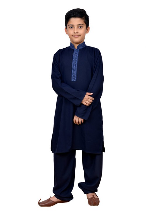 NAVY BLUE READY MADE BOYS WEAR SHALWAR KAMEEZ NAVY BLUE READY MADE BOYS WEAR SHALWAR KAMEEZ
