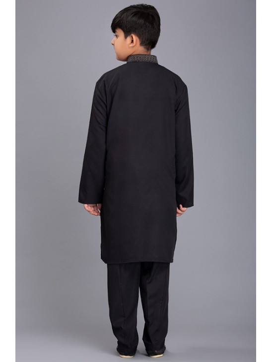 BLACK PATHAN STYLE PAKISTANI BOYS SHALWAR KAMEEZ SUIT BLACK PATHAN STYLE PAKISTANI BOYS SHALWAR KAMEEZ SUIT