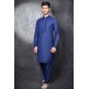 NAVY BLUE READYMADE INDIAN MEN S KURTA SALWAR