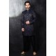 NAVY BLUE INDIAN ETHNIC STYLE MEN S WEAR COAT PANT SET NAVY BLUE INDIAN ETHNIC STYLE MEN S WEAR COAT PANT SET