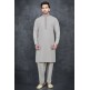 Mens Kurta Grey Salwar Suit Readymade Designer Menswear Mens Kurta Grey Salwar Suit Readymade Designer Menswear