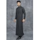Mens JubbaThobes Black Emirati Style Kaftan Mens JubbaThobes Black Emirati Style Kaftan